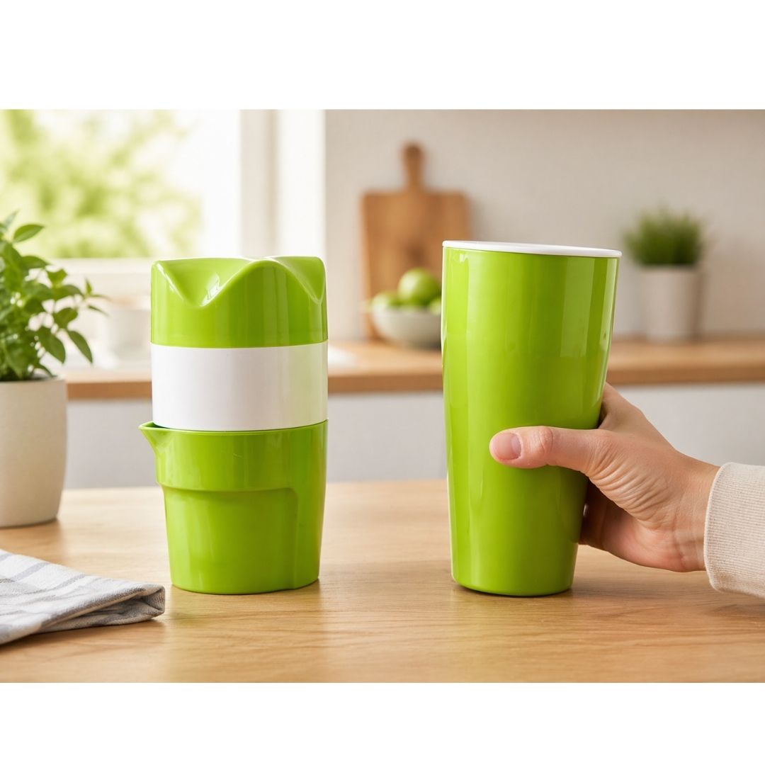 Shakin Juicer mit Trinkbecher für unterwegs in der Küche